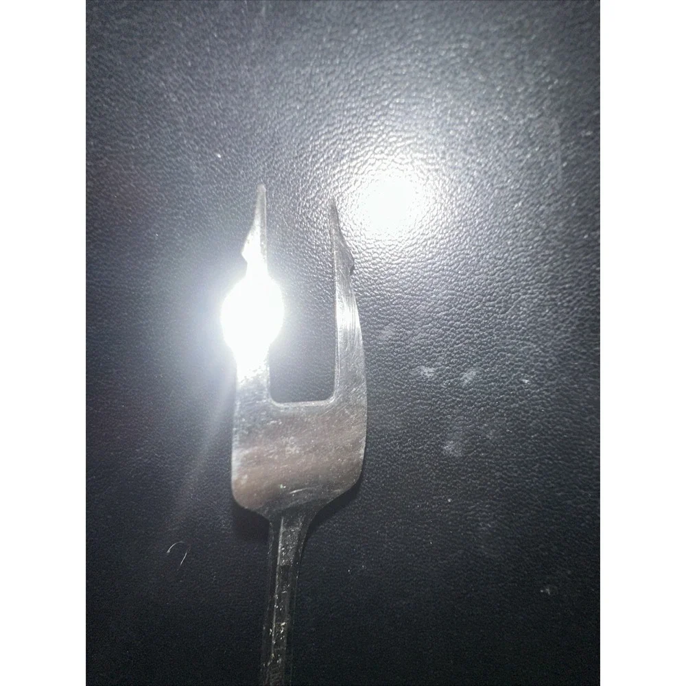 Vintage Short Handle Pickle Olive Fork EKS7 STAINLESS‎ by EKCO USA